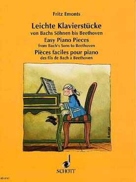Illustration de Pièces faciles de Bach à Beethoven (tr. Emonts) avec CD d'écoute