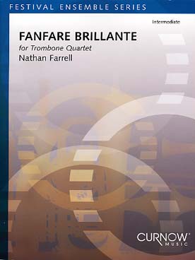 Illustration de Fanfare brillante pour quatuor de trombones