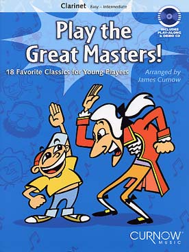 Illustration de PLAY THE GREAT MASTERS ! 18 morceaux célèbres pour débutants