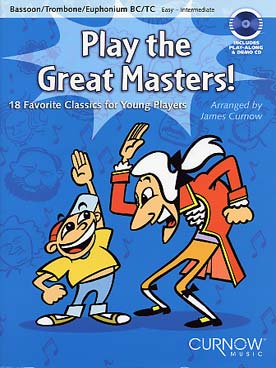 Illustration play the great masters ! trombone