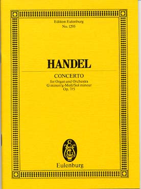 Illustration de Concerto op. 7/5 en sol m