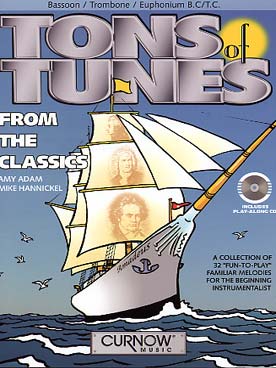 Illustration de TONS OF TUNES from the classics : 32 morceaux célèbres pour débutants