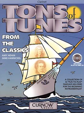 Illustration de TONS OF TUNES from the classics : 32 morceaux célèbres pour débutants