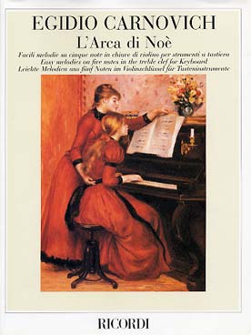 Illustration de L'Arca di Noè : mélodies faciles sur 5 notes