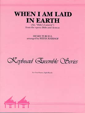 Illustration de When I am laid in earth (de Didon et Enée) pour 2 pianos 8 mains
