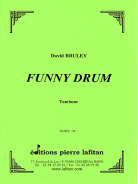 Illustration bruley funny drum