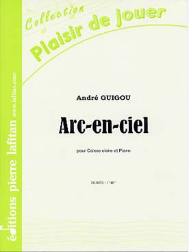 Illustration de Arc en ciel pour caisse claire et piano