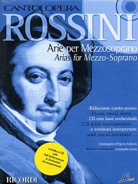 Illustration rossini arias pour mezzo-soprano + cd