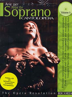Illustration de ARIAS POUR SOPRANO - Vol. 5 : Gounod, Verdi, Giordano, Puccini