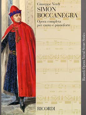 Illustration de Simon Boccanegra (texte italien)