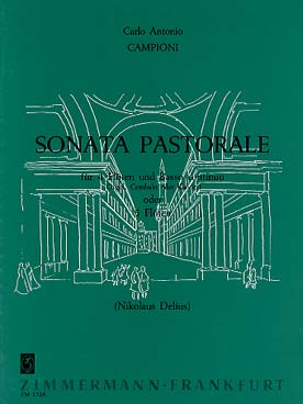 Illustration de Sonata pastorale pour 4 ou 5 flûtes