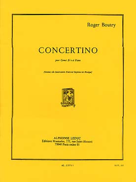 Illustration de Concertino (cornet)