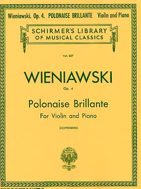 Illustration wieniawski polonaise brillante op. 4