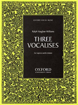 Illustration de 3 Vocalises pour soprano et clarinette