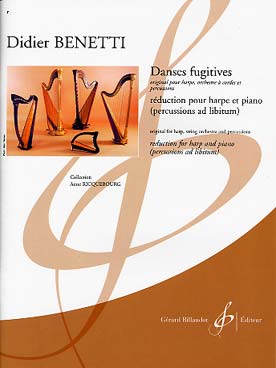 Illustration de Danses fugitives pour harpe et piano