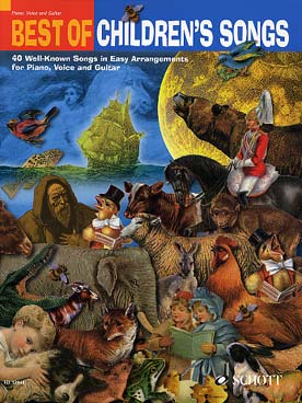 Illustration de BEST OF CHILDREN'S SONGS : 40 chansons (P/V/G)