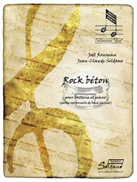 Illustration de Rock béton pour batterie et piano