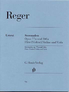 Illustration de Sérénades op. 77A et op. 141A pour flûte (ou violon), violon et alto