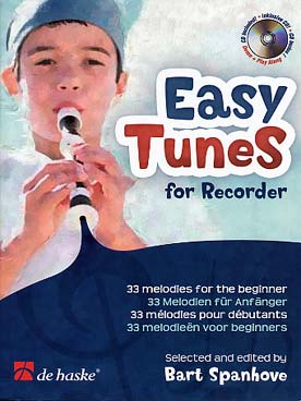 Illustration easy tunes for recorder