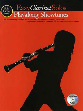 Illustration play along showtunes easy clarinet solo