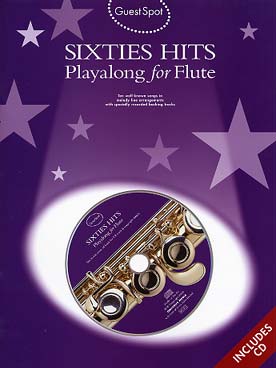 Illustration guest spot 60's hits for flute + cd