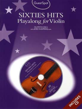 Illustration guest spot 60's hits for violin + cd