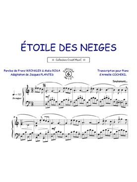Illustration de ETOILE DES NEIGES pour piano solo