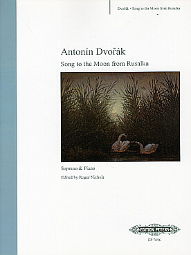 Illustration dvorak song to the moon from rusalka