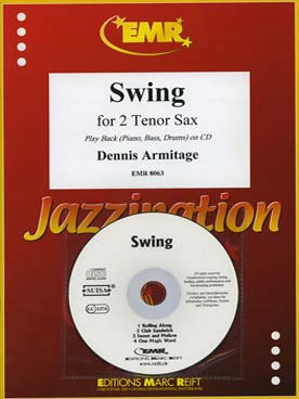 Illustration de Collection "Jazzination" pour 1 ou 2 saxophones ténor et piano - Swing
