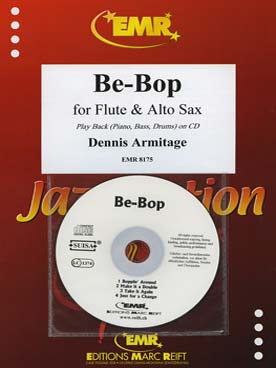 Illustration de Collection "Jazzination" avec piano + CD - Be-Bop pour flûte et saxophone