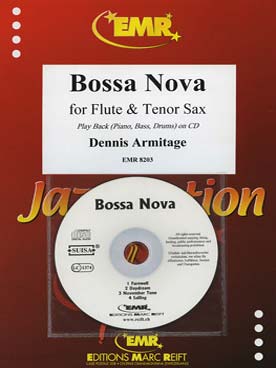 Illustration de Collection "Jazzination" avec piano + CD - Bossa Nova pour flûte et saxo ténor