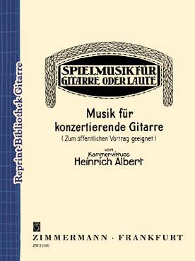 Illustration de Musik für konzertierende gitarre : 11 morceaux tr. par Andreas Stevens