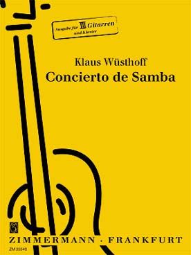 Illustration de Concierto de samba pour 3 guitares et piano