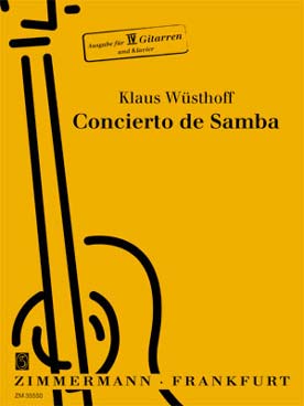 Illustration de Concierto de samba pour 4 guitares et piano