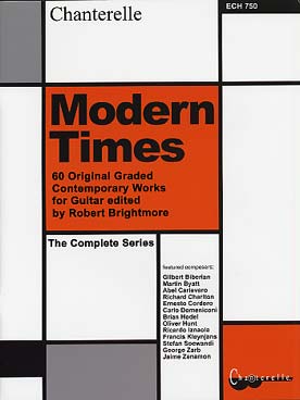 Illustration de MODERN TIMES : 60 pièces originales de compositeurs actuels réunies en un seul volume