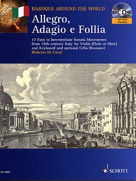 Illustration allegro, adagio e follia : 17 extraits