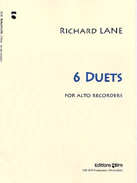 Illustration de 6 Duos pour flûtes à bec alto