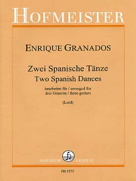Illustration de 2 Danses espagnoles N° 2 (oriental) et N° 12 (tr. Lord)