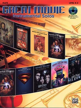 Illustration great movie instrumental + cd flute