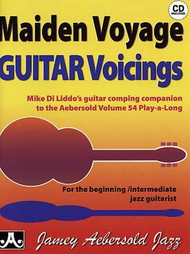 Illustration de Collection AEBERSOLD (livret + CD) Guitar voyage Maiden voyage vol. 54