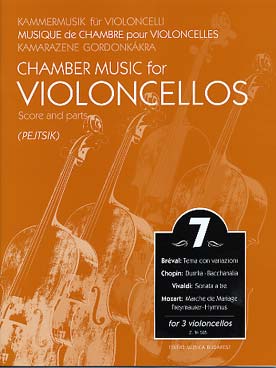 Illustration de MUSIQUE DE CHAMBRE pour 3 violoncelles - Vol. 7