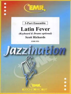 Illustration de Latin fever pour vents, piano et percussion en option (conducteur)