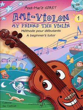 Illustration giret ami-violon : methode avec cd vol 1