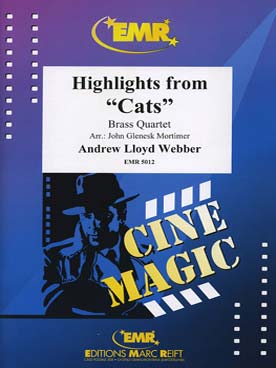 Illustration de Highlights from "Cats", tr. Mortimer pour quatuor de cuivres variable