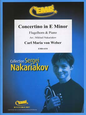 Illustration de Concertino op. 45 en mi m pour cor, tr. Nakariakov pour bugle et piano