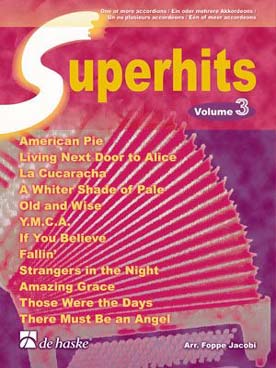 Illustration de SUPERHITS (un ou plusieurs accordéons) - Vol. 3