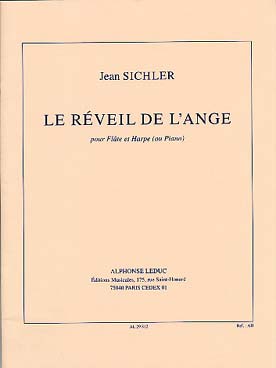 Illustration de Le Réveil de l'ange pour flûte et harpe (ou piano)   