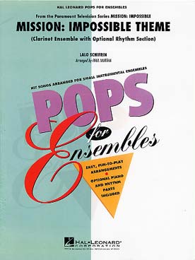 Illustration de Thème de Mission Impossible, tr. Murtha pour ensemble de clarinettes avec section rythmique optionnelle