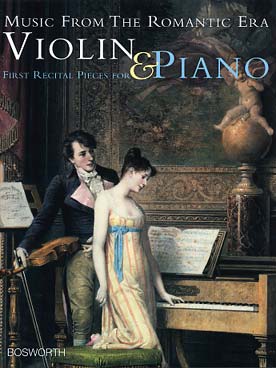 Illustration music from romantic era 1st recital pie