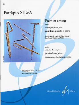 Illustration de Premier amour, valse (original pour flûte et piano)